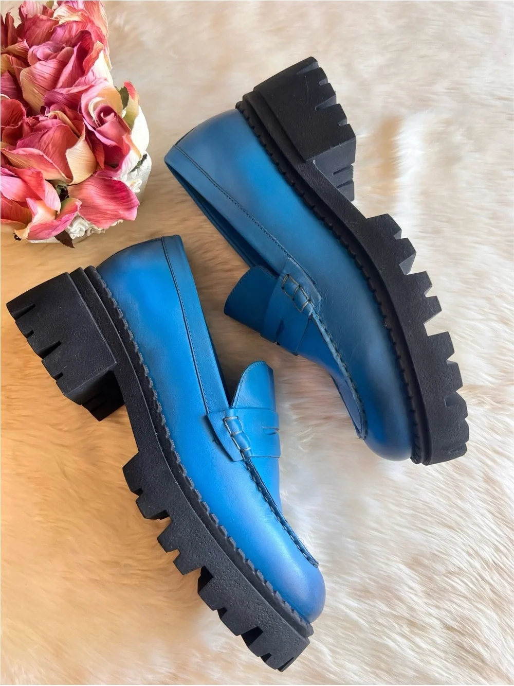 New • Free People Lyra Lug Sole Loafer - Picture 4 of 7